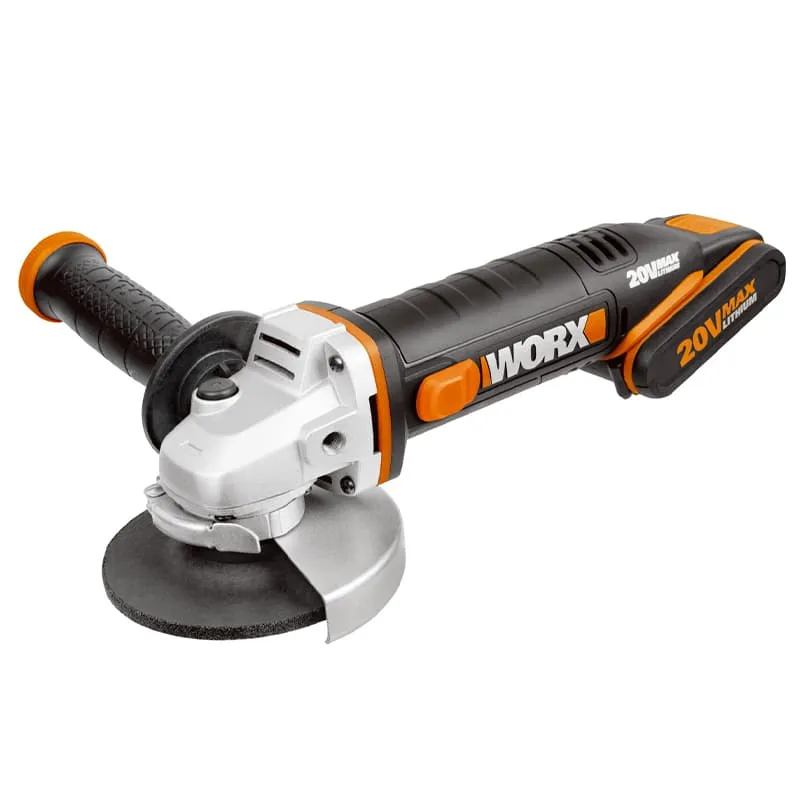 Угловая шлифмашина (болгарка) WORX WX800.9 20V 115мм аккумуляторная, без АКБ и ЗУ